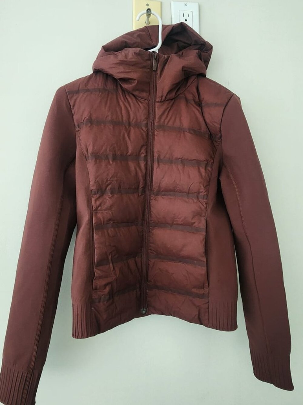 Merlot Red Lululemon Puffer Jacket Sz 6